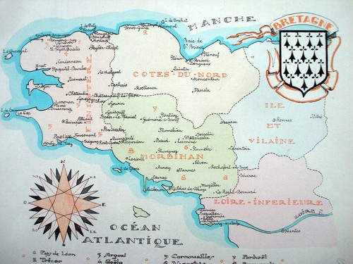 Bretagne costume breton - le,