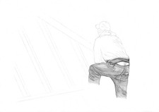 Croquis dessin art nu masculin