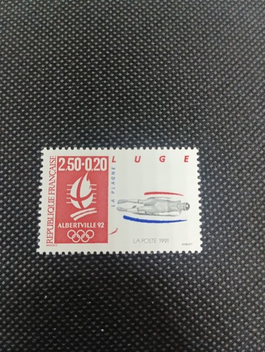 Timbre france luge - france,