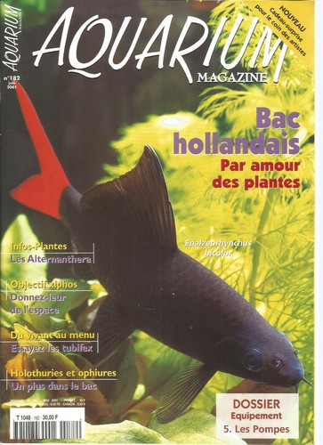 Aquarium magazine 182 - aquarium, bac