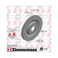 Disque De Frein Zimmermann 460.1556.20 Coat Z pour Porsche