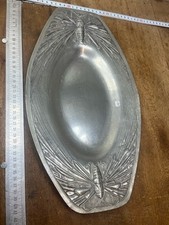 Ancien plat étain décors - , en
