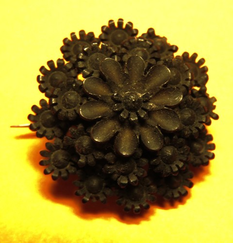 Broche deuil ancienne - de,