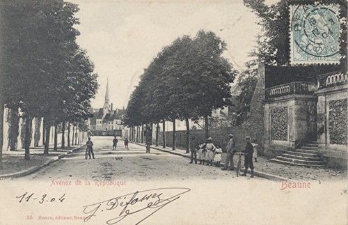 Cpa beaune - -,