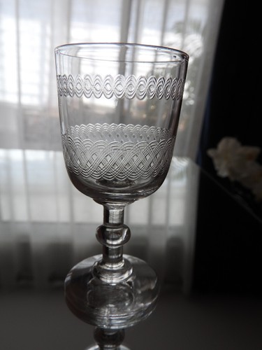 Ancien verre liqueur - verre, en