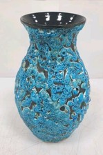 vase lavas vintage bleu