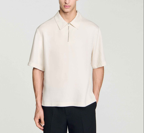 Sandro paris men ecru - men's,