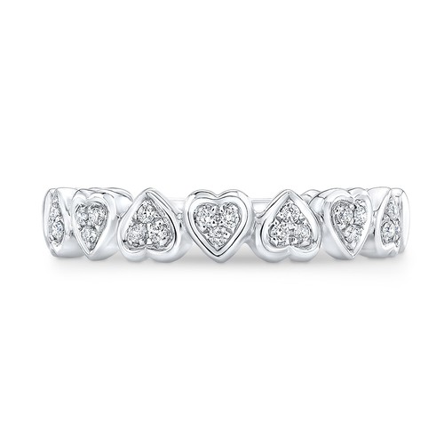18k blanc diamants - diamants, pavé