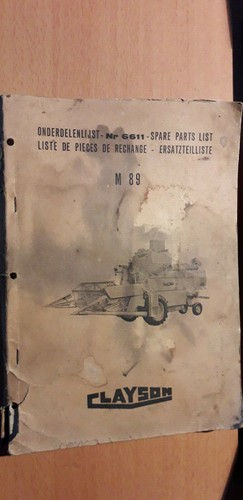 Clayson moissonneuse m89 - clayson,