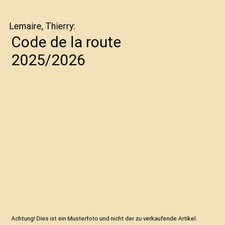 Code de la route 2025/2026