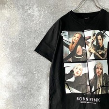 T-shirt rose noir manches