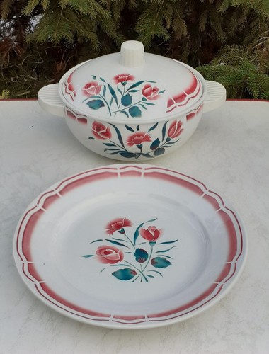 Ancienne soupière un plat - +,