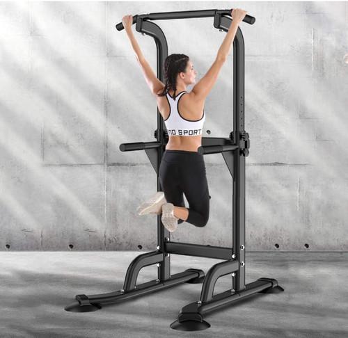 Adjustable power tower - tower, dip