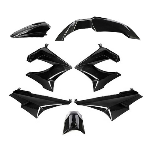 Carénage derbi senda - noir, kit
