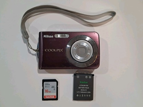 Nikon coolpix s210 plum - nikon,