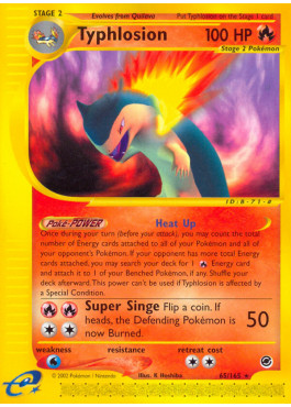 Pokémon typhlosion - -, 65)