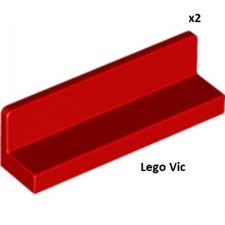 Lego 30413 x2 Panel 1x1x1 Red