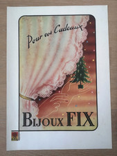 Publicité de 1946 Bijoux FIX cadeaux de Noël Albert Payan / Montre OMEGA 2915