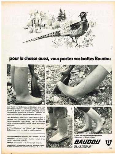 Publicite 1972 baudou - publicite,