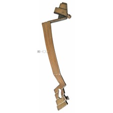 Poignée De Porte Art Déco Avant-Garde En Laiton Ancienne 29Cm