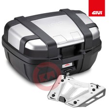 GIVI Set Top-Case Monokey Trekker TRK52N Plaque SRA690 BMW K 1200 R 2005-2008