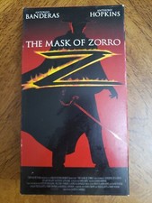 The Mask of Zorro (VHS, 1998) Anthony Hopkins, Antonio Banderas