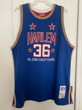 Harlem Globetrotters Platinum Fubu “Meadowlark” #36 Size XXXL