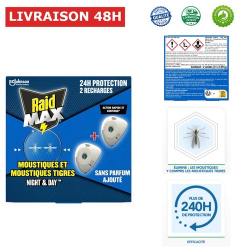 Raid max recharges diffuseur - max,