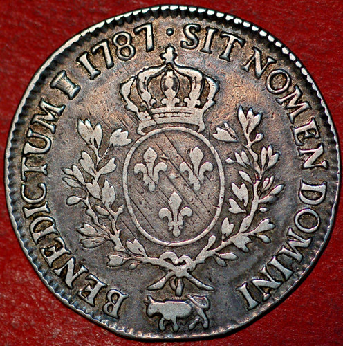 France ecu 1787 - ecu, louis