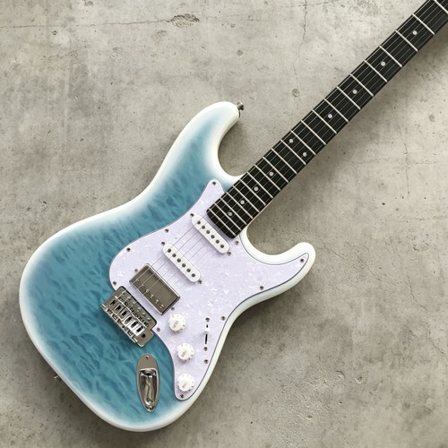 Electric guitar blue - st,