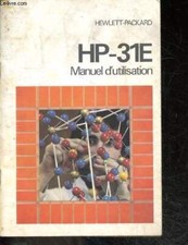 HP-31E - manuel d'utilisation - COLLECTIF - 1978