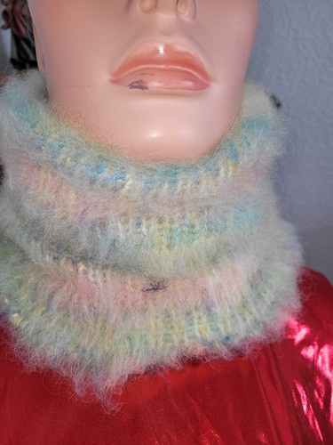 Fuzzy thick balaclava mohair