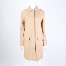 HERMES Manteau en cuir 124742