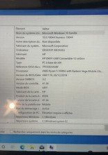 Carte Mère HP Envy X360 13-AMD Ryzen 5 3500U. Fonctionnel Bouton Power A Voir