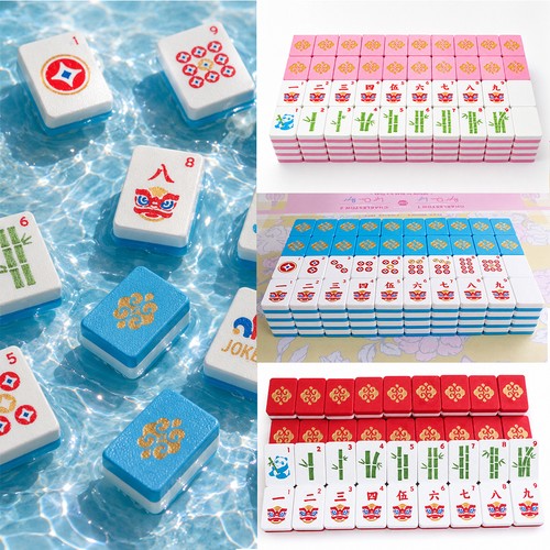 Printed floating mahjong - printed,