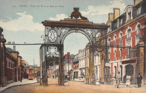 Cpa reims porte de paris - reims,