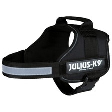 Julius-K9 Harnais De Pouvoir Noir, Ergonomique Et Réfléchissant