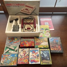 Console d'ordinateur familiale NES lot en boîte rare jeu Famicom version japo...