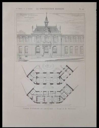 Graulhet mairie 1900 - graulhet,,