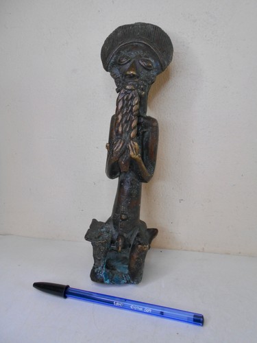 Statue homme assis - , ancêtre