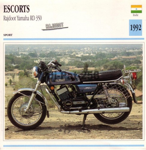 Fiche moto yamaha - :, rd