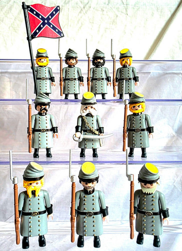 Playmobil soldats sudistes - playmobil, 10