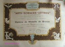 DIPL530 - DIPLOME MEDAILLE