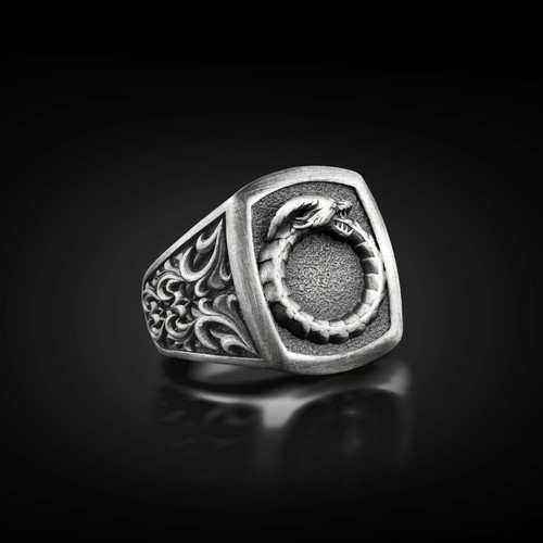 Bague chevalière homme