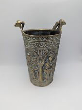 Seau à eau bénite en Bronze, style Byzantin