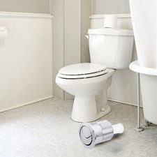 Bouton de toilette facile à