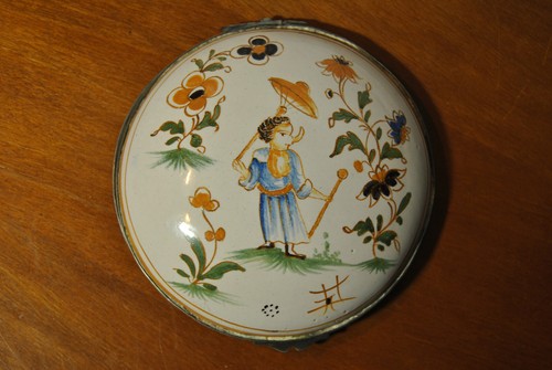 Lid faience moustiers - faience,