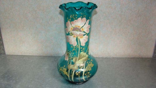 Vase emaille legras - emaille,