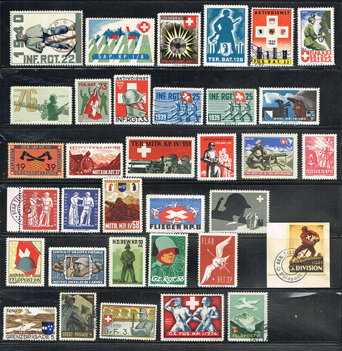 Lot vignettes feldpost - lot, 34