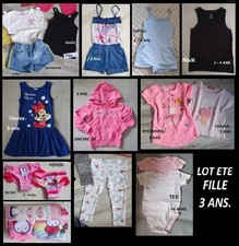 Lot vêtements fille pour l'été T: 3 ans